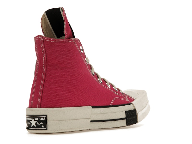 Converse TURBODRK Laceless Chuck Taylor All Star 70 Hi Rick Owens DRKSHDW Cactus Flower Pink