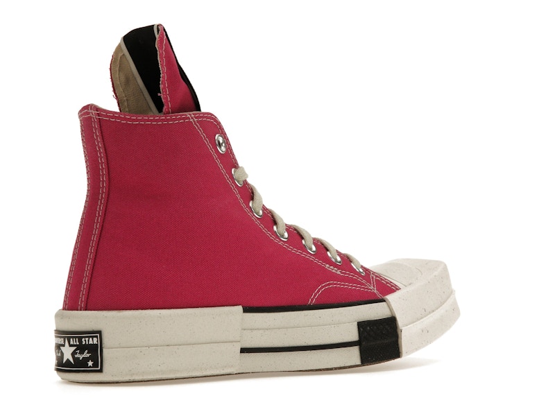 Converse TURBODRK Laceless Chuck Taylor All Star 70 Hi Rick Owens DRKSHDW Cactus Flower Pink