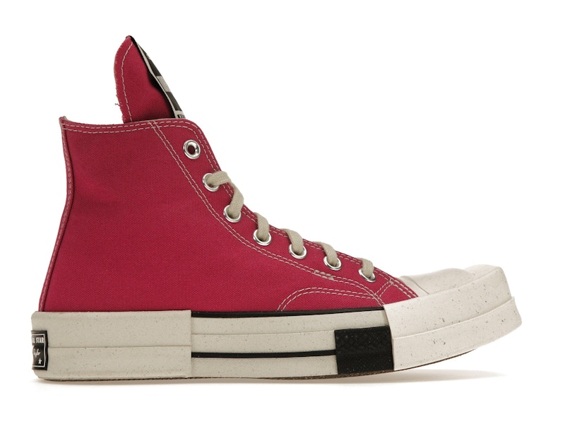 Converse TURBODRK Laceless Chuck Taylor All Star 70 Hi Rick Owens DRKSHDW Cactus Flower Pink