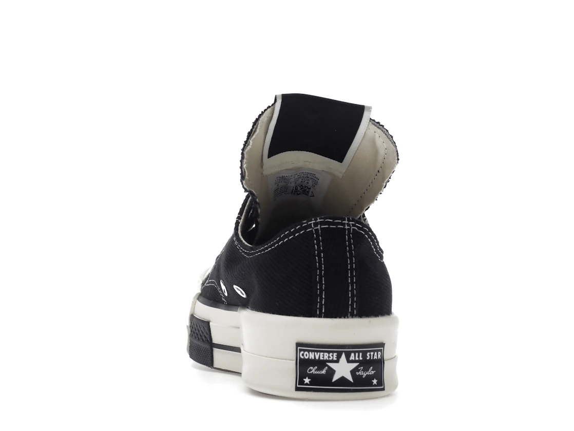 Converse DRKSTR Chuck Taylor All Star 70 Ox Rick Owens DRKSHDW Black