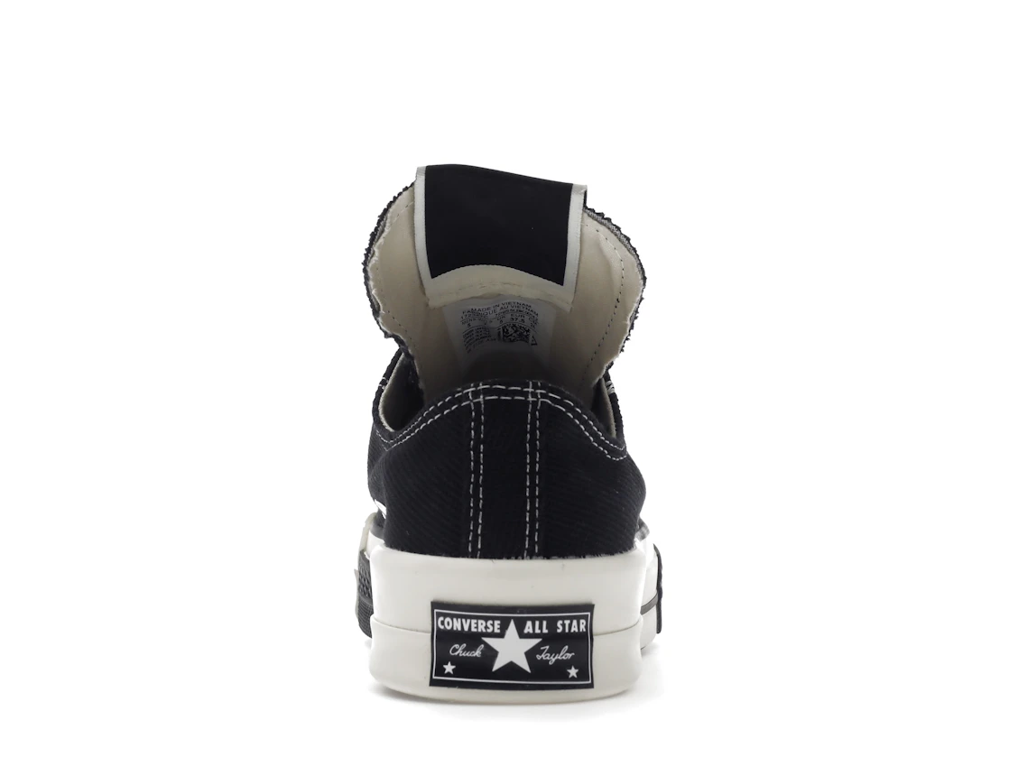 Converse DRKSTR Chuck Taylor All Star 70 Ox Rick Owens DRKSHDW Black