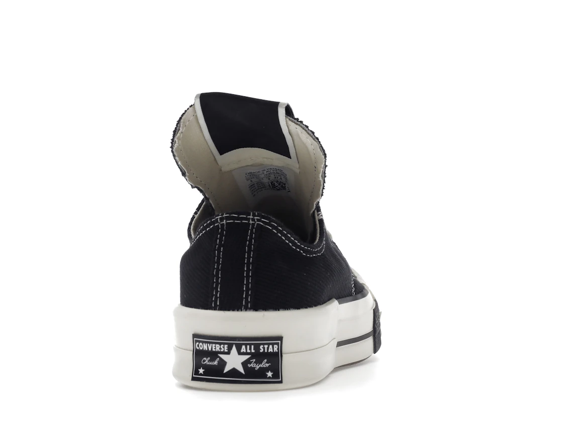 Converse DRKSTR Chuck Taylor All Star 70 Ox Rick Owens DRKSHDW Black