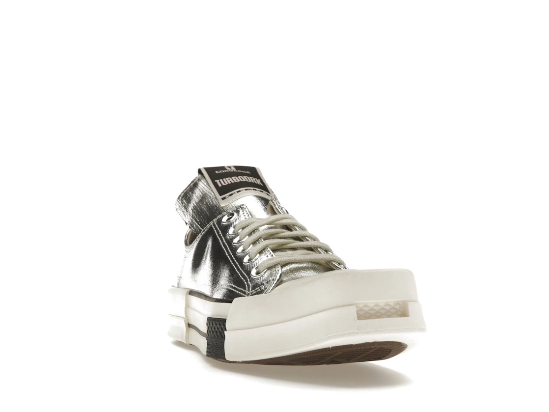 Converse TURBODRK Chuck Taylor All Star 70 Ox Rick Owens DRKSHDW Silver White