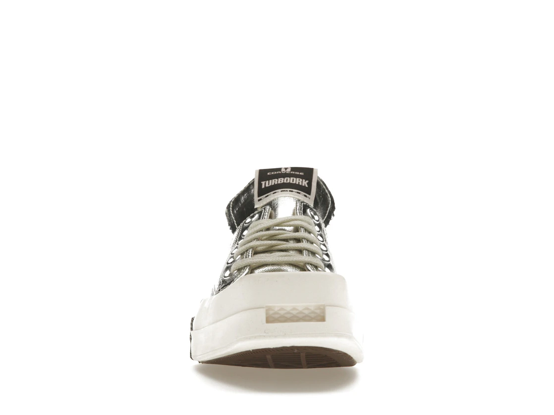 Converse TURBODRK Chuck Taylor All Star 70 Ox Rick Owens DRKSHDW Silver White