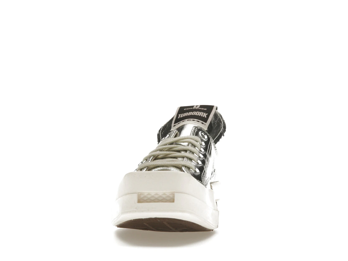 Converse TURBODRK Chuck Taylor All Star 70 Ox Rick Owens DRKSHDW Silver White