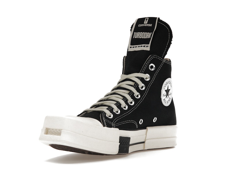 Converse TURBODRK Chuck Taylor All Star 70 Hi Rick Owens DRKSHDW Black