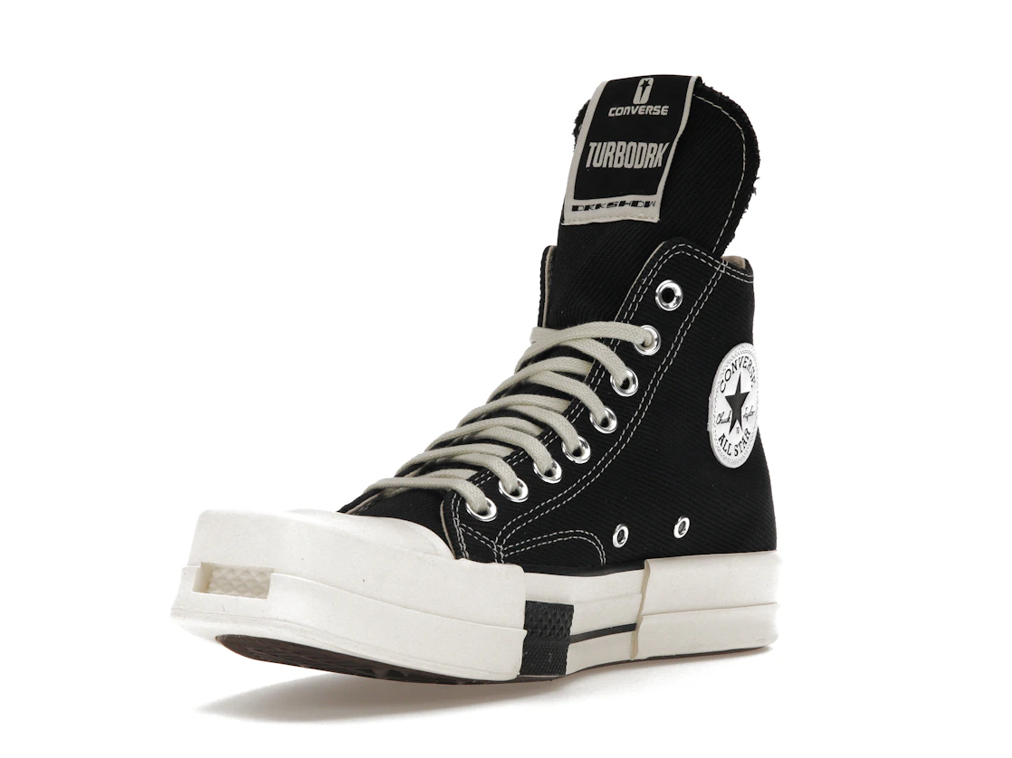 Converse TURBODRK Chuck Taylor All Star 70 Hi Rick Owens DRKSHDW Black