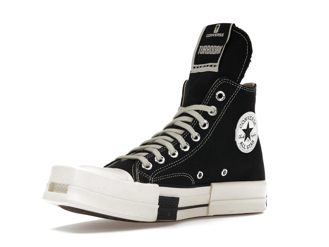 Converse TURBODRK Chuck Taylor All Star 70 Hi Rick Owens DRKSHDW Black