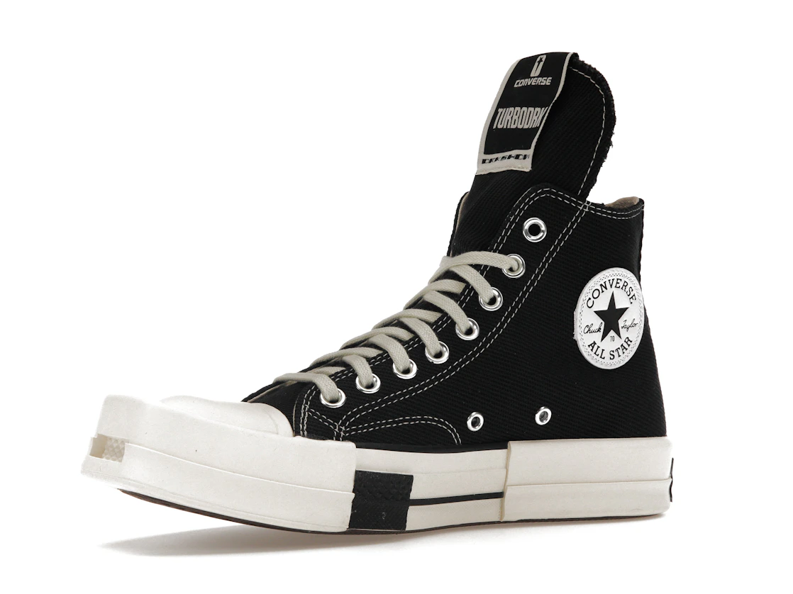 Converse TURBODRK Chuck Taylor All Star 70 Hi Rick Owens DRKSHDW Black