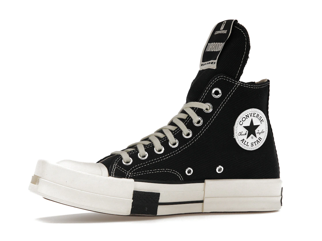 Converse TURBODRK Chuck Taylor All Star 70 Hi Rick Owens DRKSHDW Black