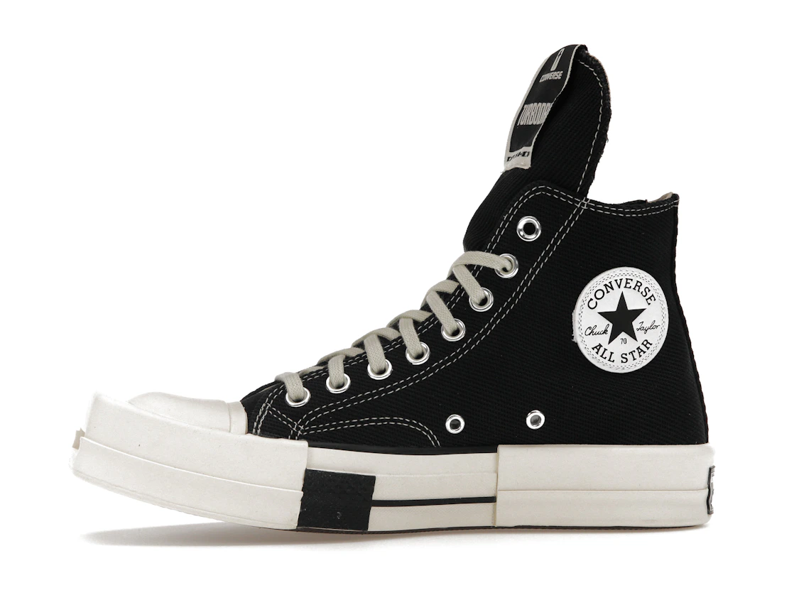 Converse TURBODRK Chuck Taylor All Star 70 Hi Rick Owens DRKSHDW Black