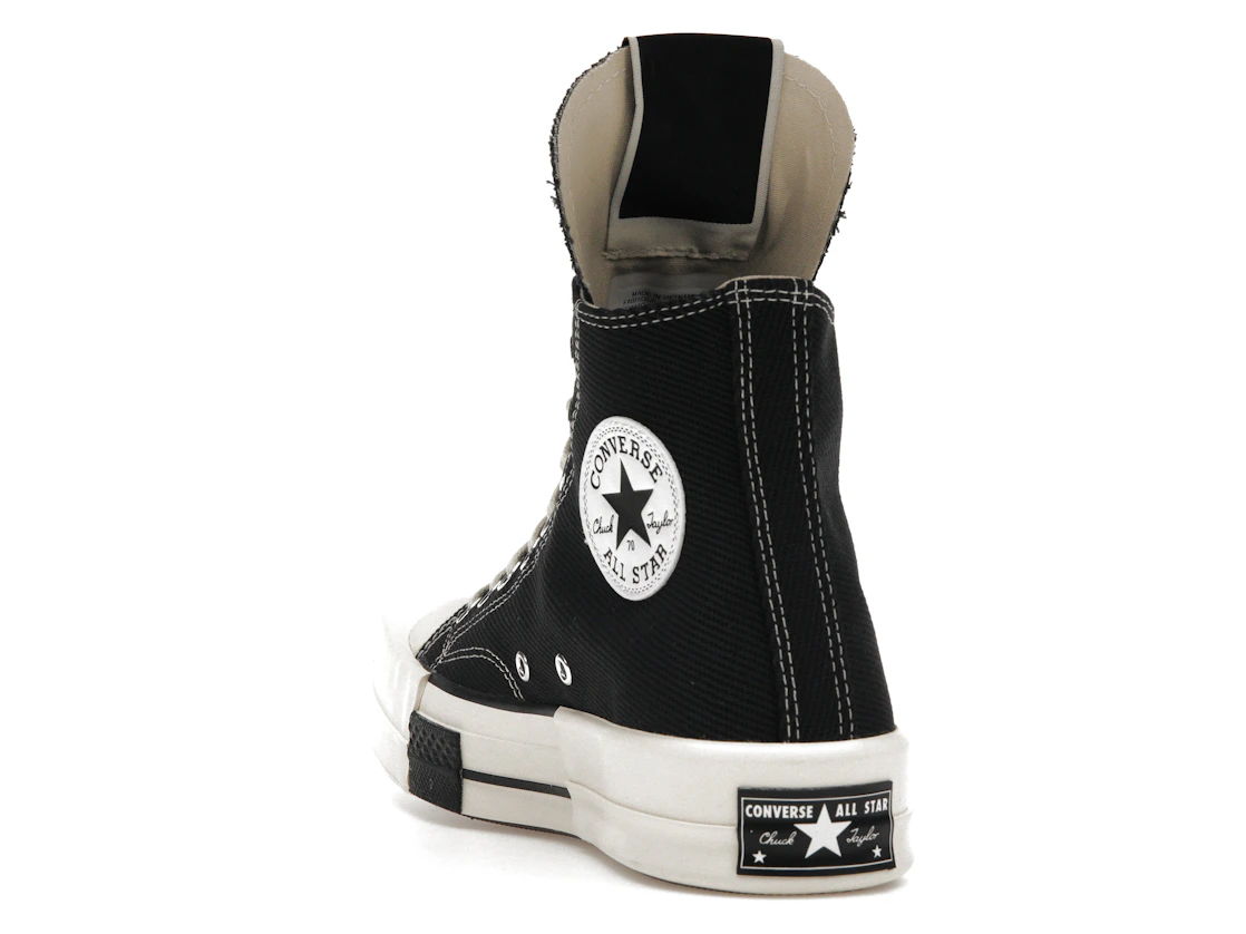 Converse TURBODRK Chuck Taylor All Star 70 Hi Rick Owens DRKSHDW Black