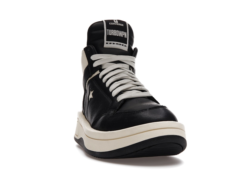 Converse TURBOWPN Mid Rick Owens DRKSHDW Black Cloud Cream