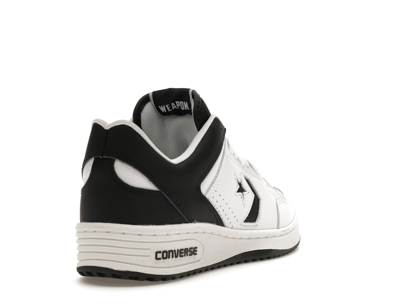Converse Weapon Leather Ox White Black