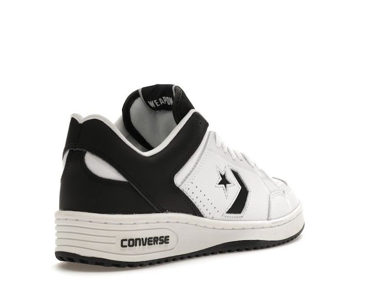 Converse Weapon Leather Ox White Black