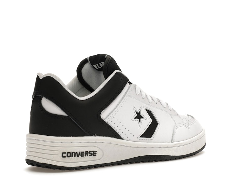 Converse Weapon Leather Ox White Black