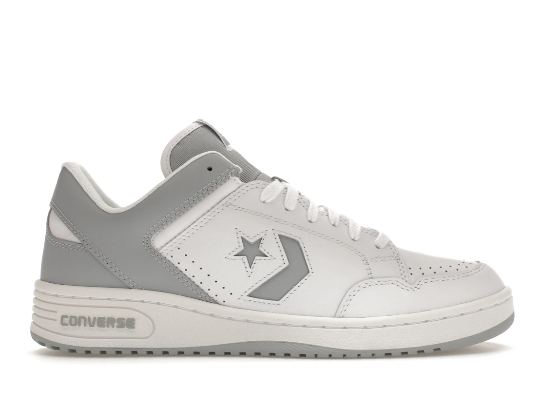 Converse Weapon Leather Ox White Wolf Grey