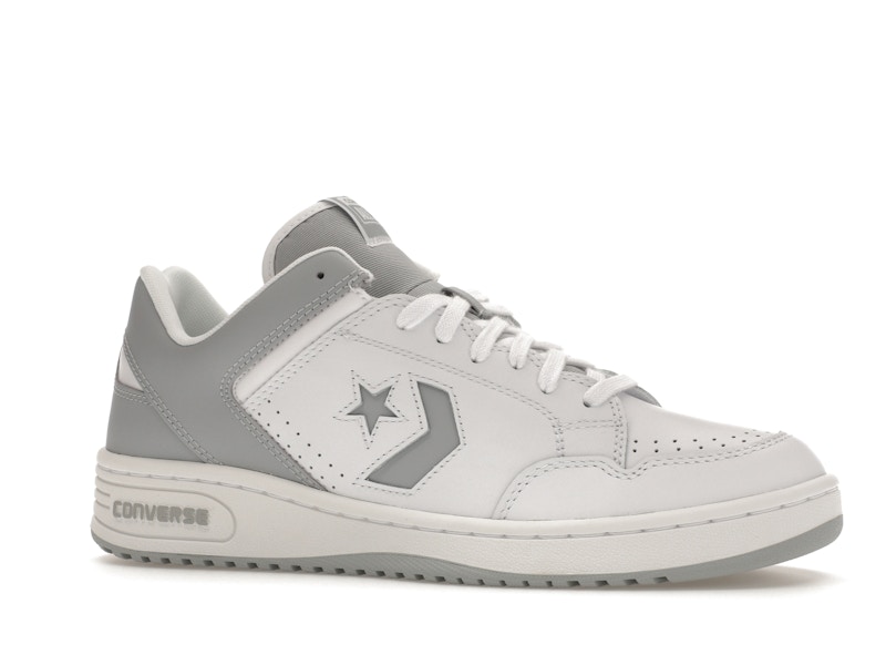 Converse Weapon Leather Ox White Wolf Grey