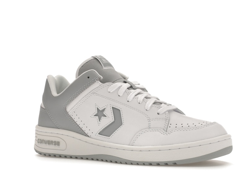 Converse Weapon Leather Ox White Wolf Grey