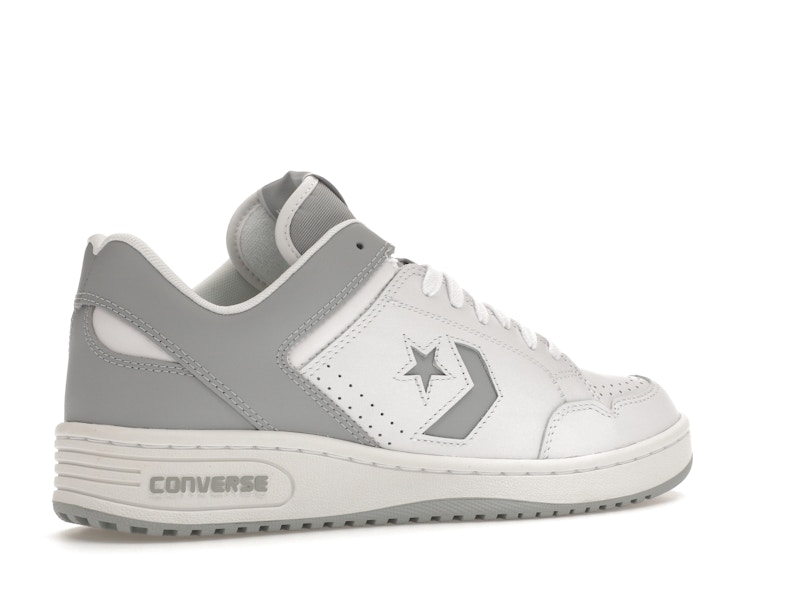 Converse Weapon Leather Ox White Wolf Grey