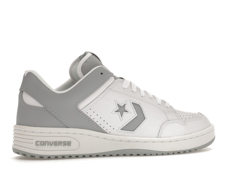 Converse Weapon Leather Ox White Wolf Grey