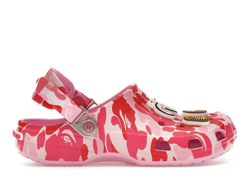 Crocs Classic Clog A Bathing Ape ABC Camo Pink (Kids Crocs Classic Clog A Bathing Ape ABC Camo Pink (Kids