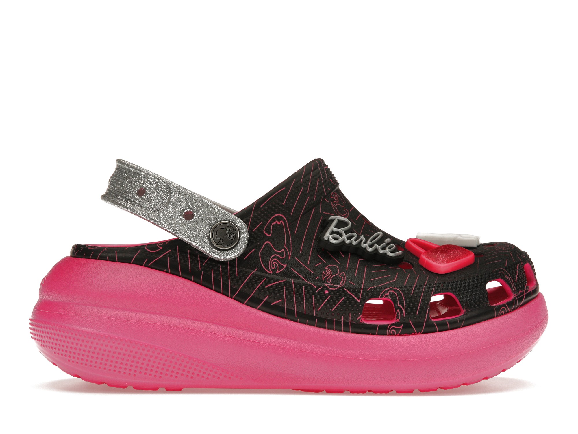 Clog Crocs Crush Barbie schwarz rosa 208819 001 DE