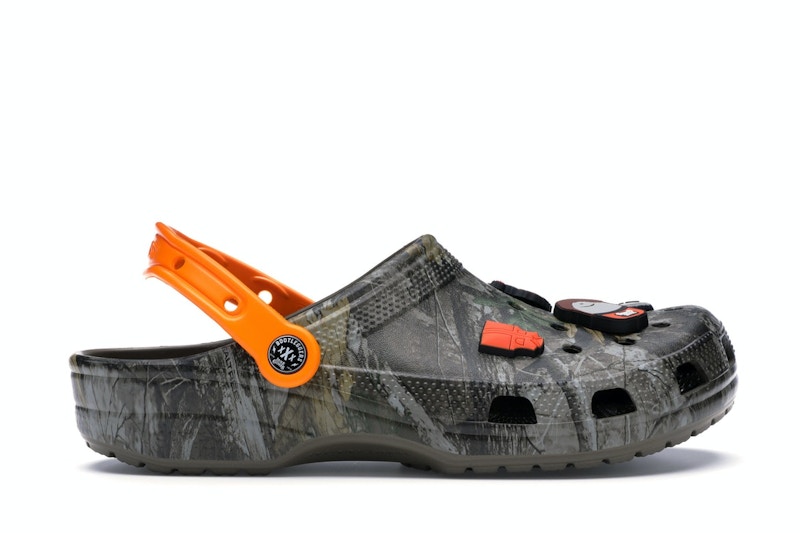 Camo and orange best sale crocs