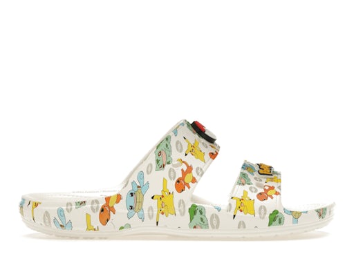 Crocs Classic Slide Pokã©mon Blanc 0