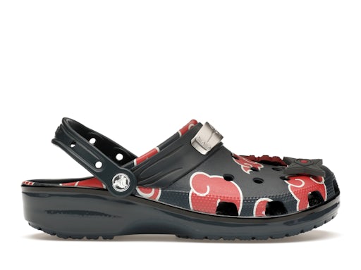 Zueco Crocs Naruto Itachi Classic en azul y rojo 0