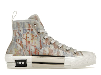 All Star Dior Shoes B23 Dior B23 High Top Multicolor Oblique Men's