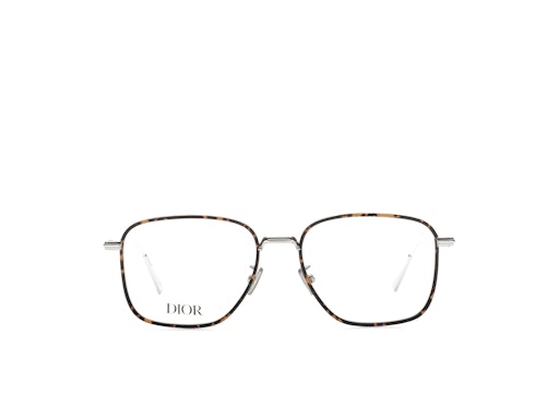 Dior Square-Frame Metal Optical Frames Palladium Palladium Transparent (DM50029U-53-016) 0