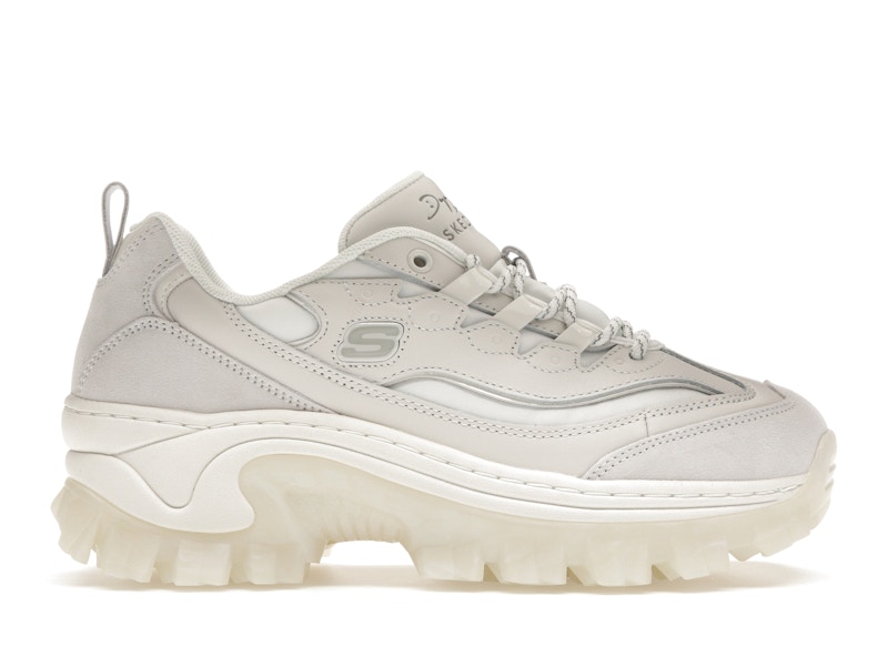 White skechers deals platform sneakers