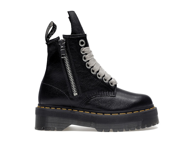 公式購入 Rick Owens × Dr. Martens 1460 Black US8 ブーツ