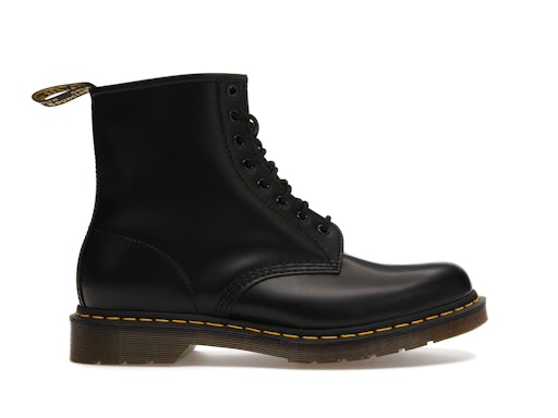 Dr. Martens 1460 Stivale stringato in pelle liscia Nero 0
