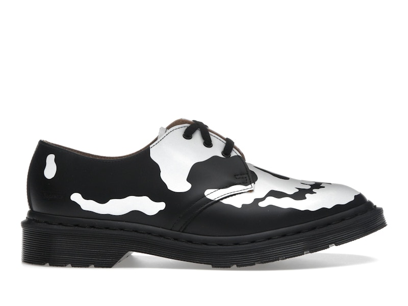 Dr. Martens 1461 3-Eye Shoe Supreme Skull Black White Men's