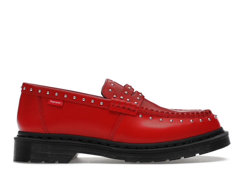 Dr. Martens Studded Penton Loafer Supreme Red Men's