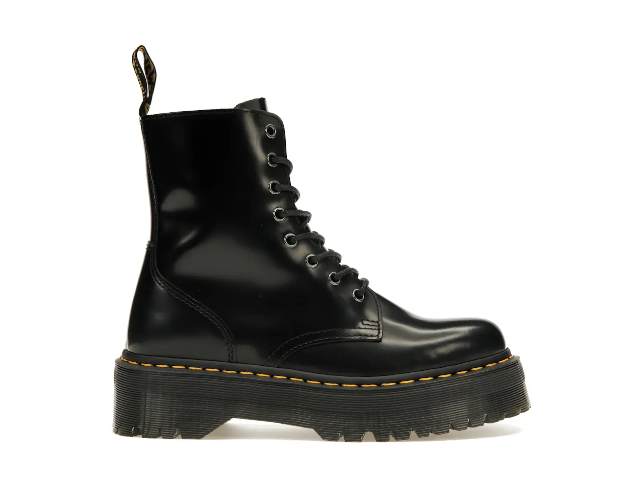 Dr. Martens Jadon Platform Boots Black Smooth Leather Men's - 15265001 - US