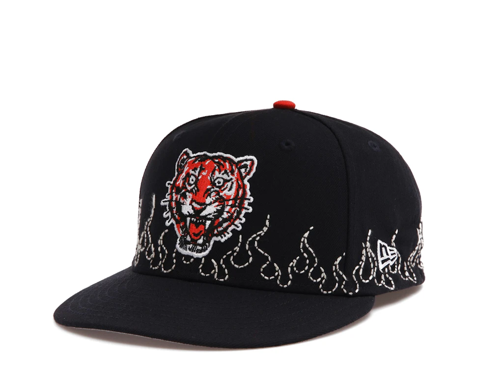 DropX™ Exclusive: Loso x Detroit Sashiko Fitted Hat Navy 0