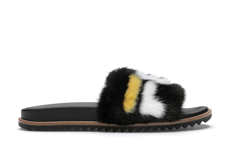 Fila Fendi Slides Mink Black Men s 7X1176AK19F14ZC GB