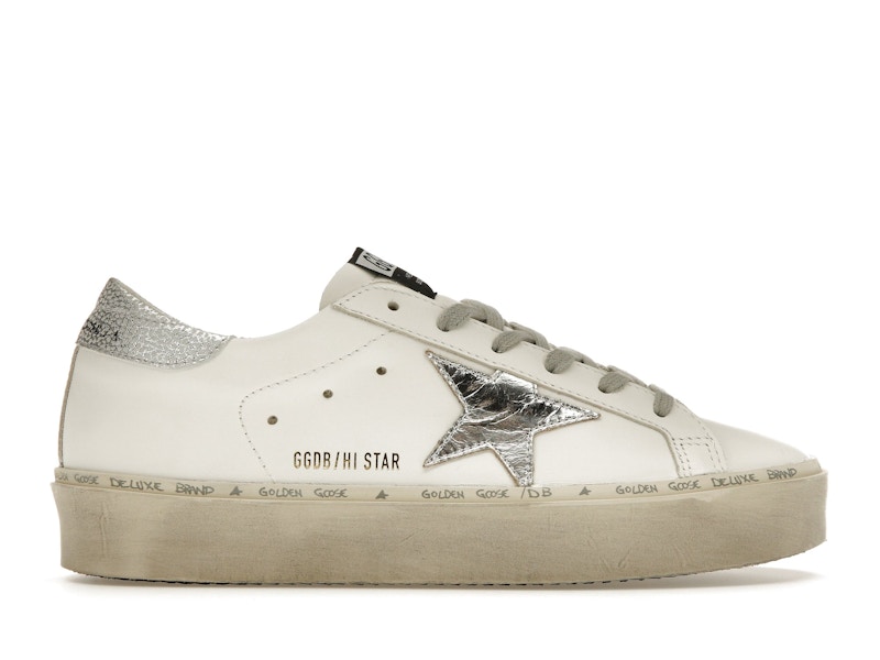 希少 黒入荷！ Golden GWF00118 - (Women's) Silver White Star Hi Goose 下駄箱・靴箱・シューズラック