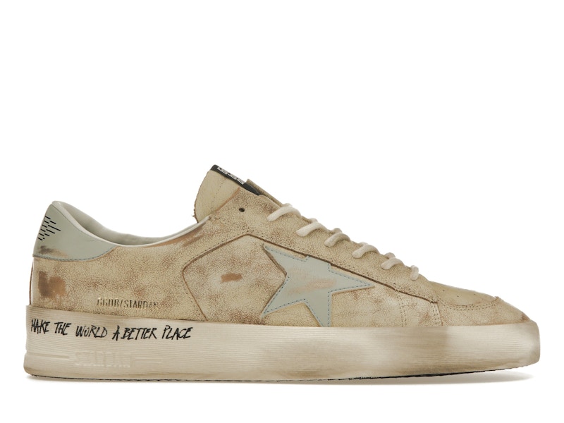 Golden Goose Stardan White Vintage Light Blue