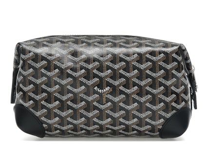Goyard Boeing 25 Kulturbeutel Schwarz in Goyardine Canvas with