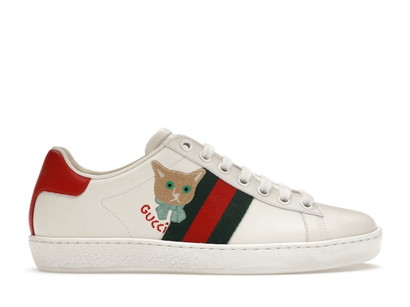 Gucci Ace Cat Women s 664142 1XG60 9065 US