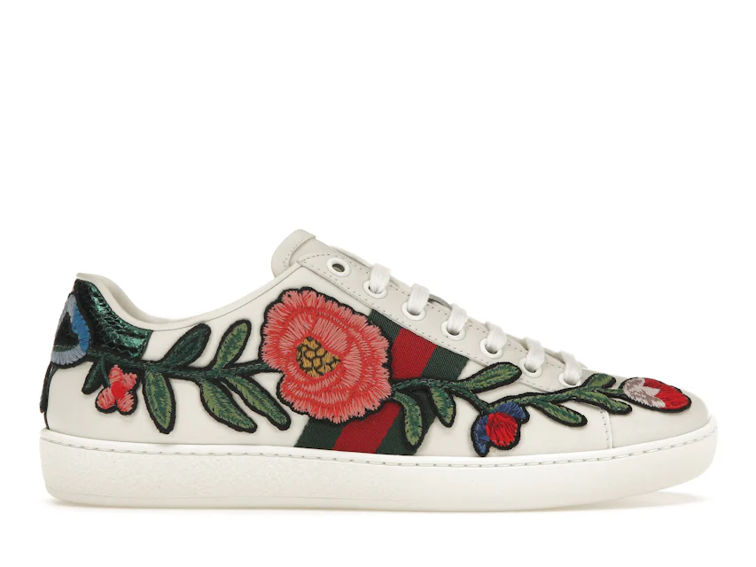 Gucci Ace Embroidered Floral 0