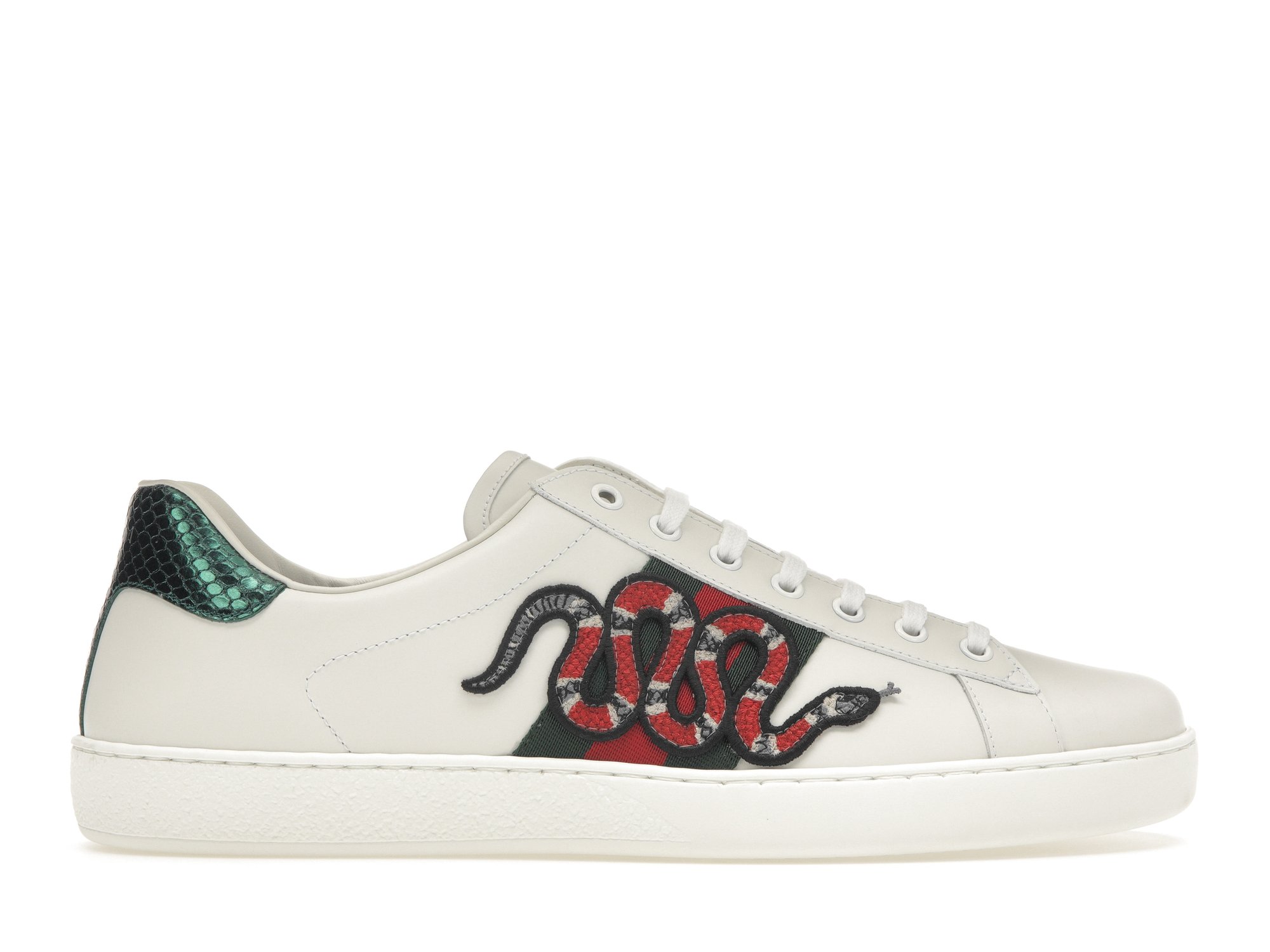 Gucci Ace Embroidered Snake