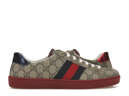 Gucci Ace GG Supreme en rojo Hombre 429445 96G50 9767/429445