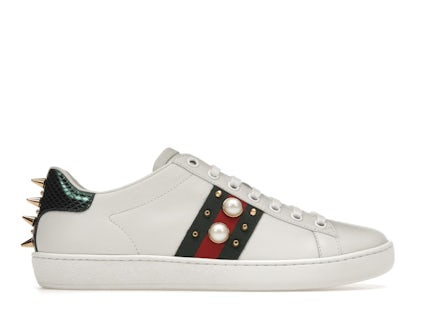 Gucci Ace Studded Pearl (Women's) 431887 A38G0 9064 431887