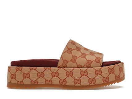 Gg Canvas Gucci Sandals Sale Women's Gucci GG Supreme