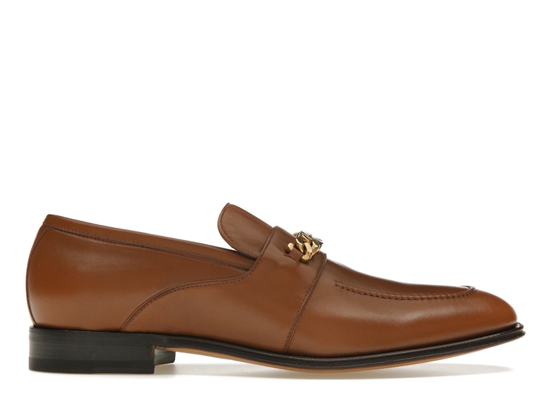 Gucci Interlocking G Chain Loafer Brown Men's - 746684 AABUV